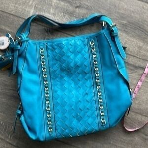 NWT mellow world bag turquoise blue